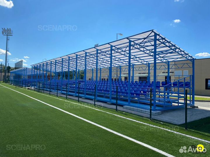 Трибуна для стадиона на 249 мест