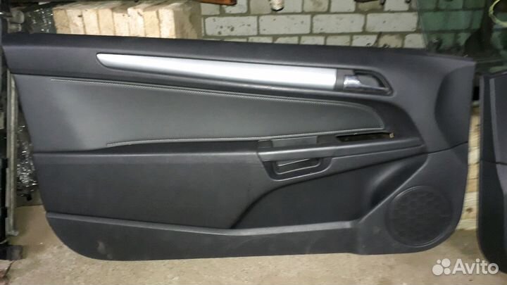 Обшивки дверей на опель астра H купе