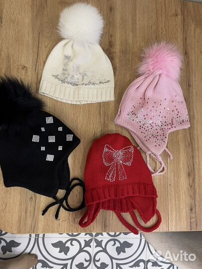 Шапки детские зимние