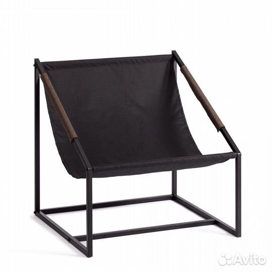 Кресло Charli - Чарли без подлокотника рогожка, коричневый, 3М7-147, 70х70х84 см