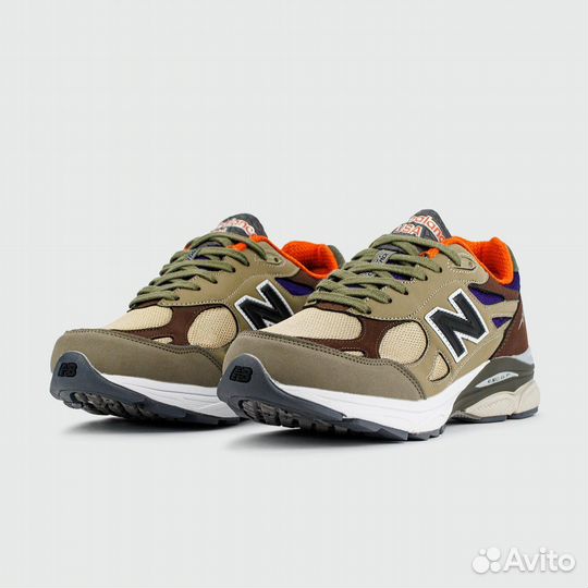 Кроссовки New Balance 990 v3 Brown Green