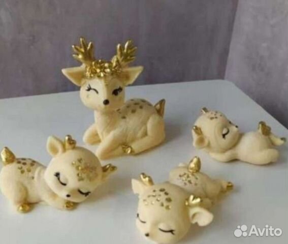 Молд силиконовый Мама олениха (новый)