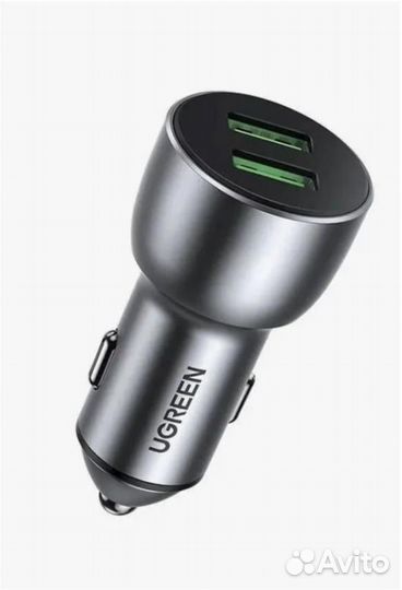Автомобильное зарядное устройство ugreen CD213 Du