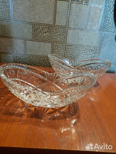 Хрустальная конфетница