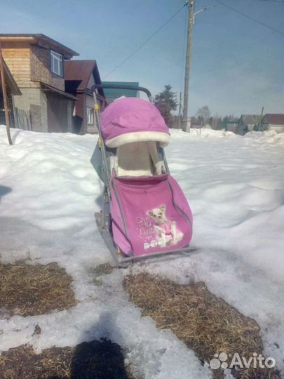 Коляска сани