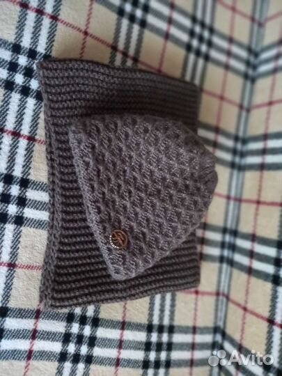 Комплект шапка и снуд
