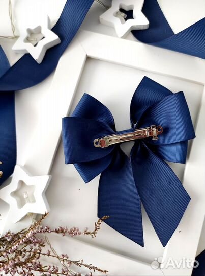 Заколка для волос ручной работы аксессуары в школу