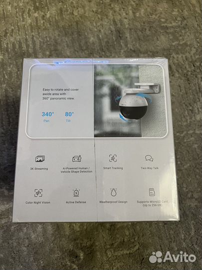 Поворотная камера Ezviz c8w Pro 5mp 3K 6мм