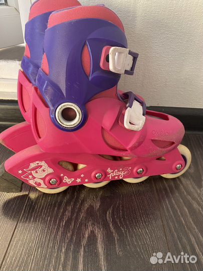 Роликовые коньки детские раздвижные для девочки