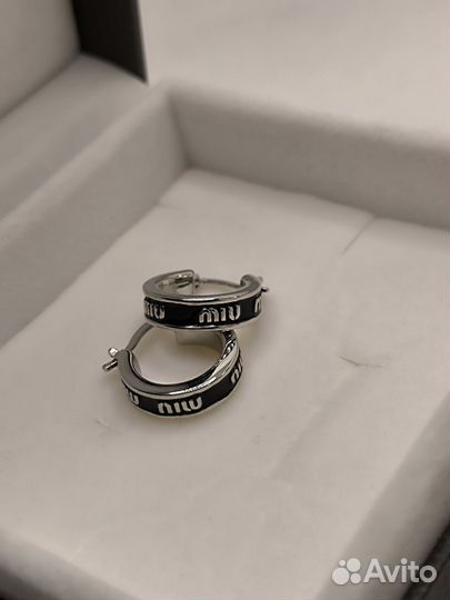 Серьги MIU Конго