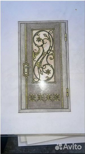 Ворота художественная ковка