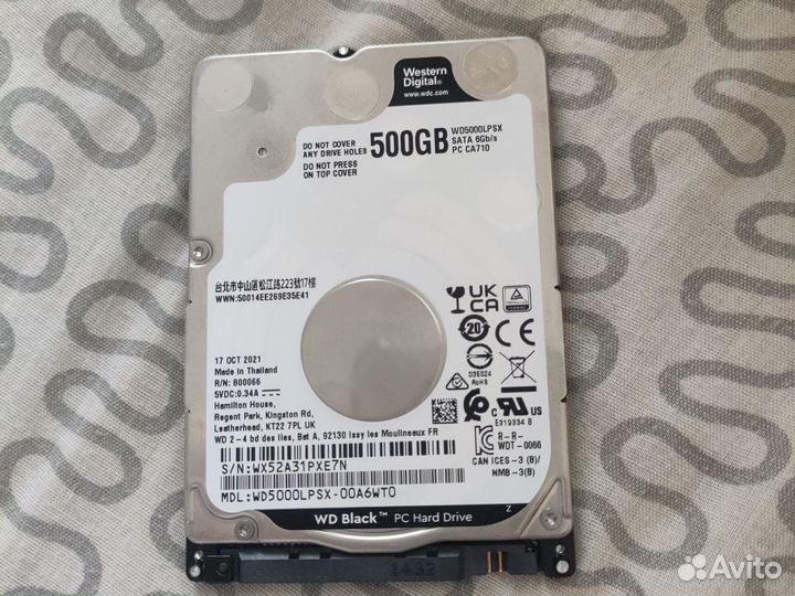 Жесткий диск ssd 500