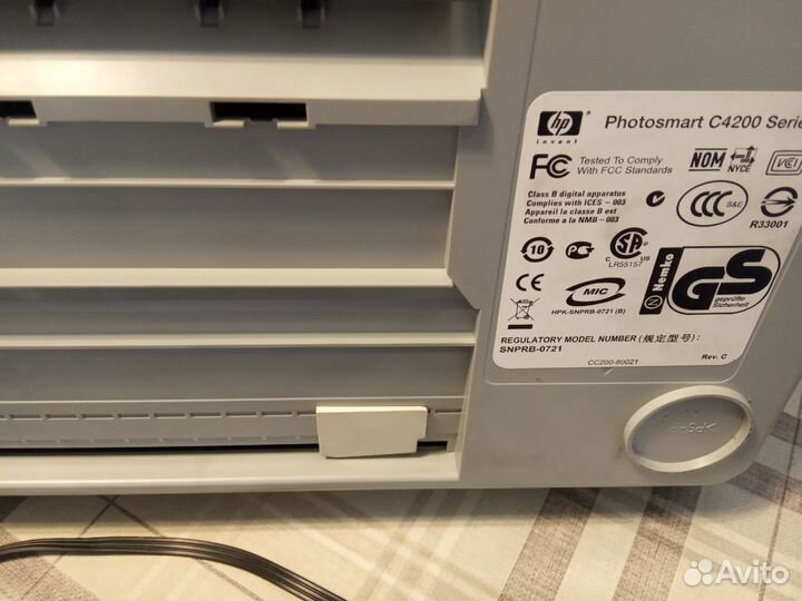 HP Photosmart C4283, неиспр