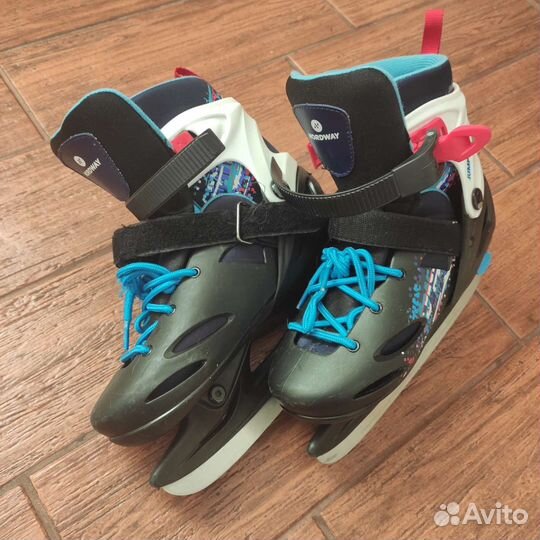 Раздвижные коньки 34-37 размер