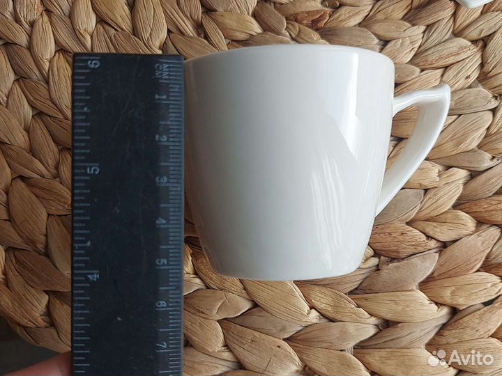 Кофейная чашка с блюдцем 2 шт. Набор новый