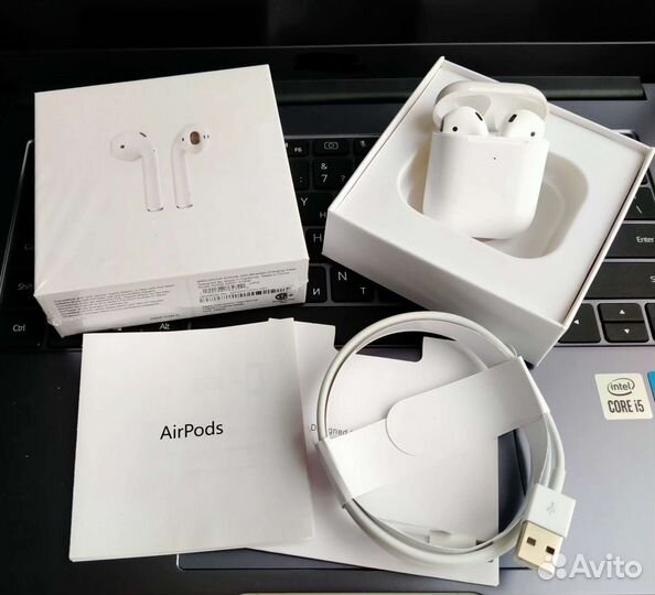 Airpods 2 + чехол