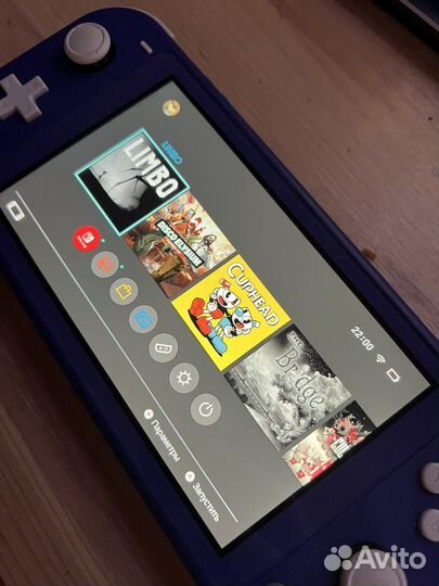 Nintendo switch lite с играми