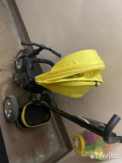 Трехколесный велосипед коляска