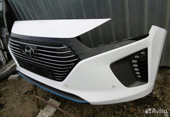 Hyundai ioniq бампер передний