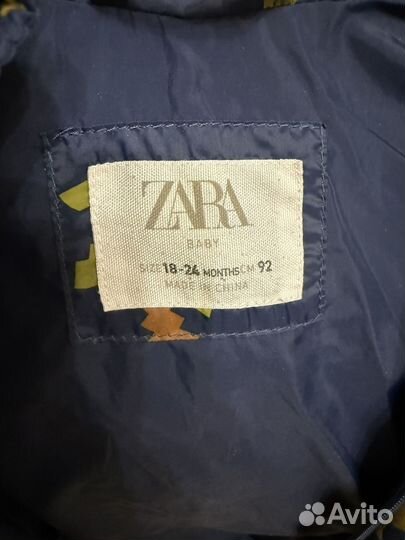 Куртка демисезонная детская Zara 92