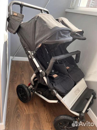 Коляска mountain buggy duet для двойни или погодок