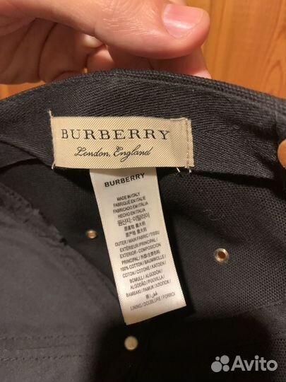 Бейсболка Burberry