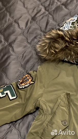 Куртка Парка с натуральным мехом женская