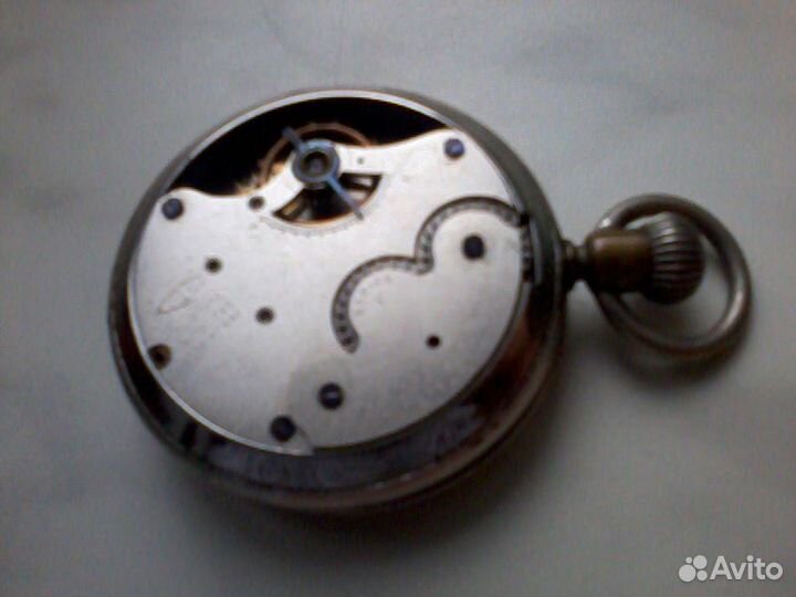 Дуплексные карманные часы Waterbury серия F 19 век