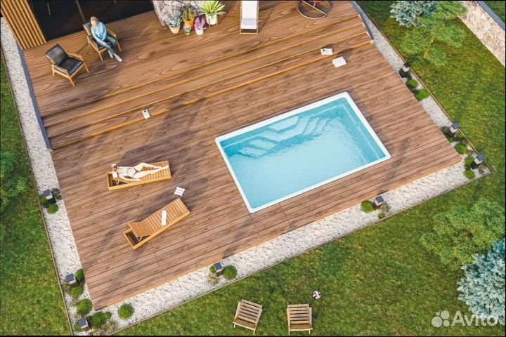 Композитный бассейн Корсо premium