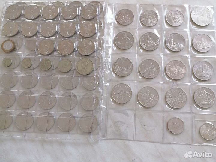 Набор юбилейные монет СССР 64 шт