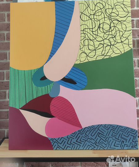 Картина Жажда любви на холсте акрил