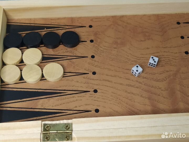 Шахматы 3 в 1 (шахматы/шашки/нарды)