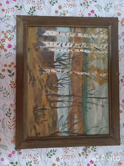 Картина Ленина, картина пейзаж