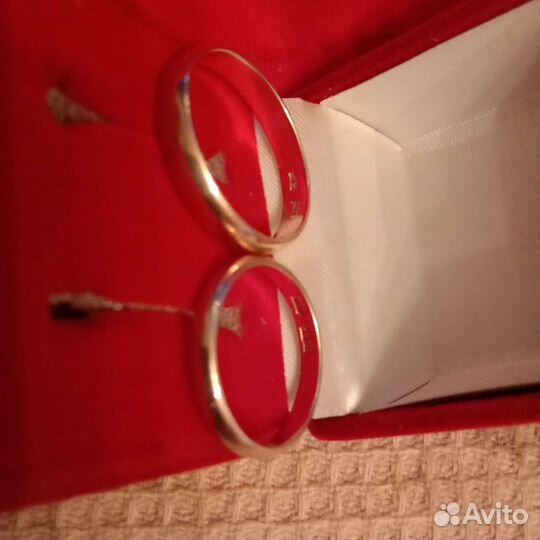 Кольца золотые, обручальные