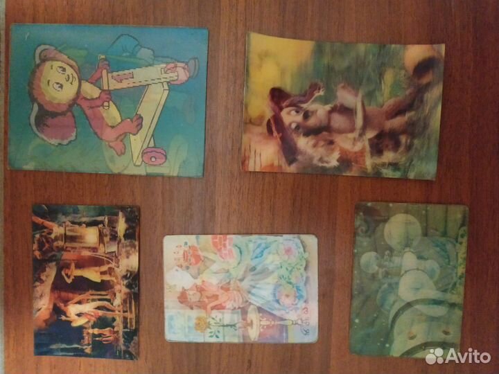 Календари и открытки переливные