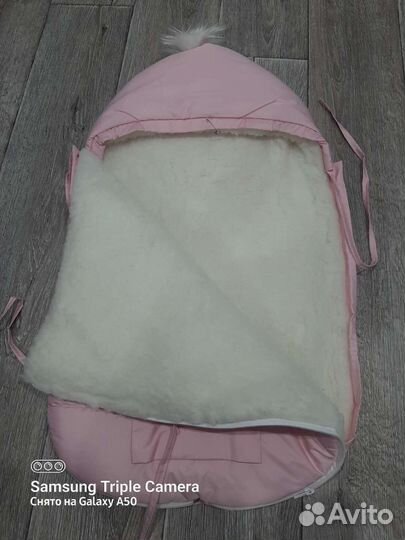 Конверт на выписку для девочки зима