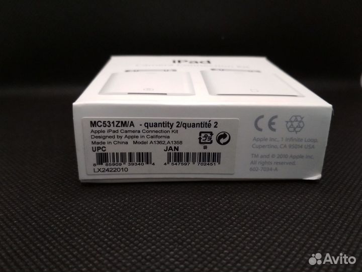 iPad camera connection kit