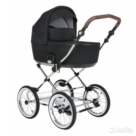 Коляска детская 1 в 1 Roan Bass Next (black)