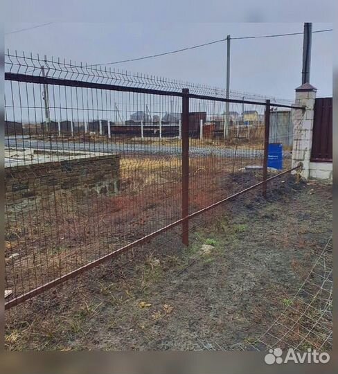 Забор сетка 3д