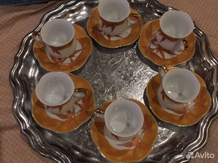 Кофейный сервиз новый времен СССР Японский стиль