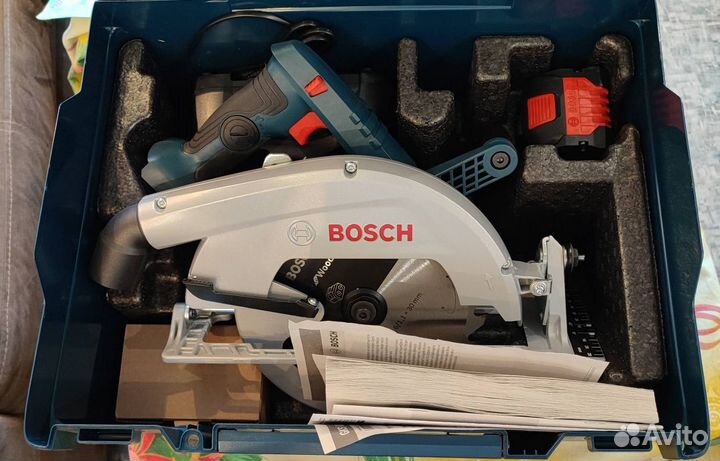 Пила bosch GKS 18V-68 C с акками в кейсе