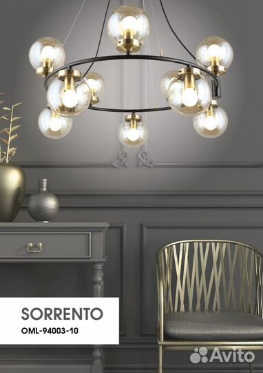 Люстра подвесная лофт, современная с пультом