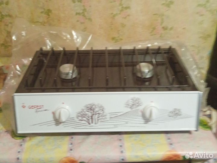 Настольная газовая плита 2 конфорки. Самовывоз