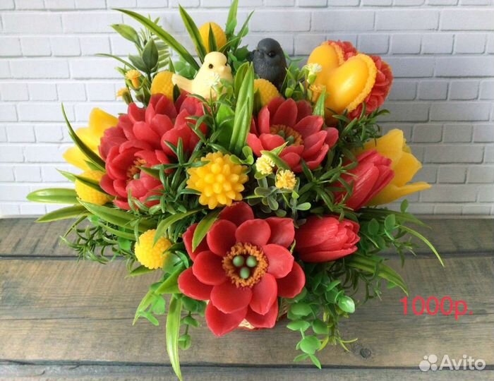 Букеты из мыла ручной работы