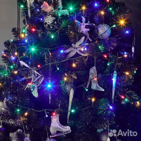 Световая гирлянда 100LED разноцветный/RGB