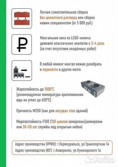 Мангал/Зона барбекю/гриль