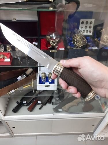 Нож пластунский Засапожный для забоя