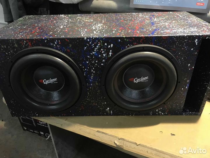 Сабвуфер+усилитель Cyclone 12,DL-audio