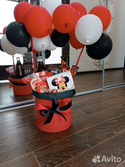 Сладкий букет детский,шары,шоколад