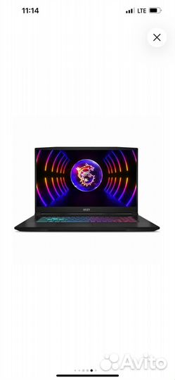 Игровой ноутбук msi katana 17.3
